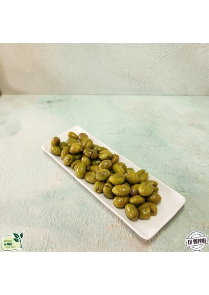 Kırma Yeşil Zeytin 10 Kg. (Kova-Yeni Mahsül)