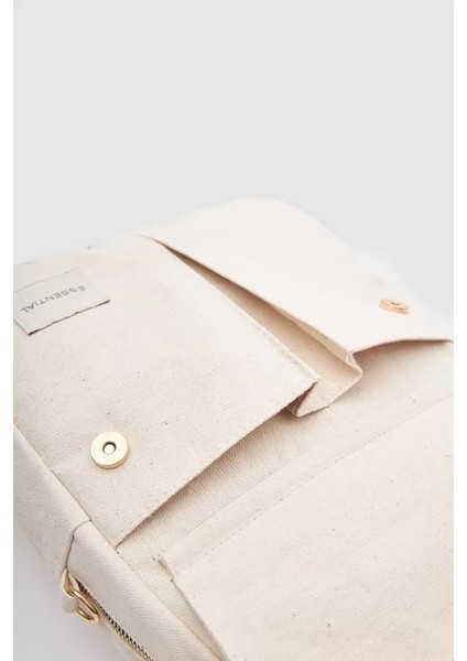 Gri Unısex Essentıal Kanvas Kumaş Sırt Çantası modelleri