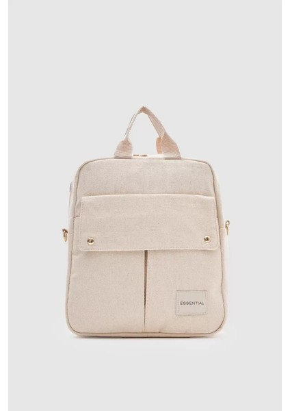 Gri Unısex Essentıal Kanvas Kumaş Sırt Çantası fırsatları