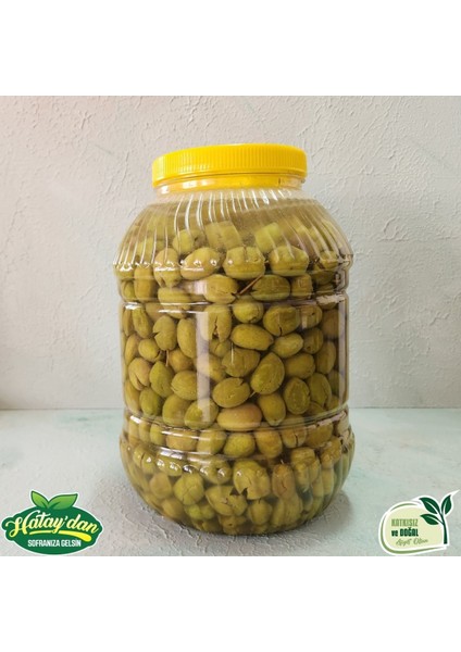 Kırma Yeşil Zeytin 3 Kg. (Yeni Mahsül)