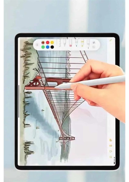 Tablet Kalemi Ios Android Windows Uyumlu Yedek Uçlu Universal Çizim Kalemi fırsatları
