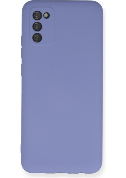 Samsung Galaxy A03S Kılıf Nano Içi Kadife Silikon - Lila indirimleri