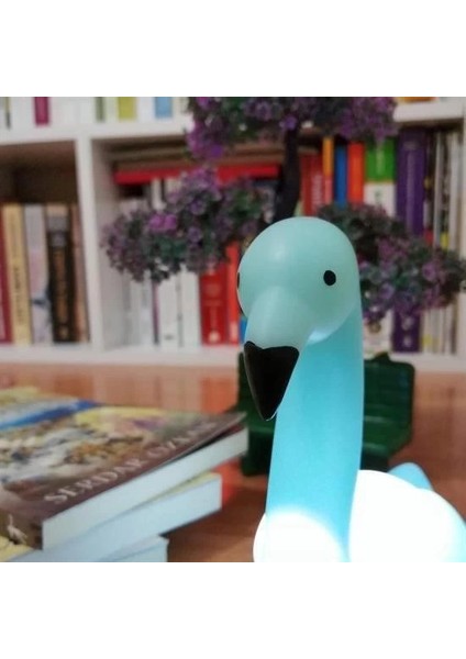 Dekoratif Işık Altında Renk Değiştiren Pilli Kuğu Gece Lambası modelleri