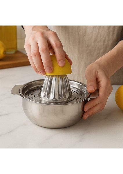 77063 Çelik Portakal Limon Sıkacağı Limonluk Portakal Sıkacağı - 700 ml fiyatları