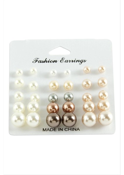 Kartlı Inci Küpe 30 Adet