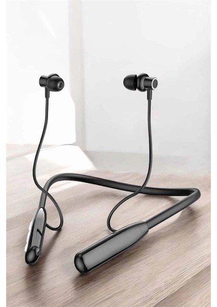 Boyun Askılı Bluetooth Kulaklık Uzun Şarj Süreli Dijital Göstergeli Kablolu indirimleri