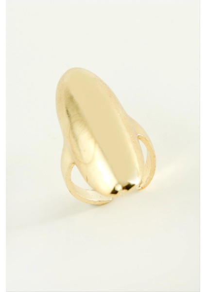 Oval Metal Yüzük