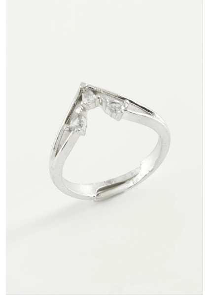 Ok Zirkon Taşlı Yüzük