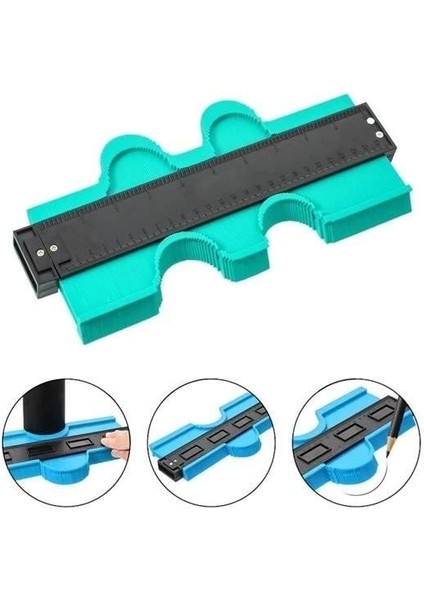 Kontur Ölçüm Cihazı Ahşap Fayans Şekillendirme Kalıbı 24 cm indirimleri