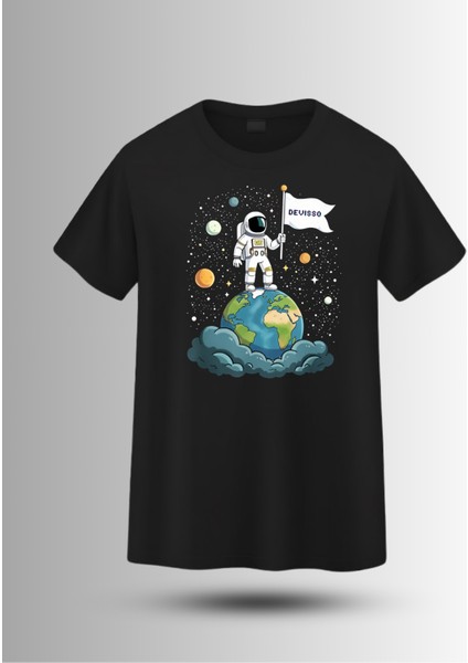 Devısso Traders On Top Of The World - Traders, Borsacierkek Siyah T-Shirt modelleri