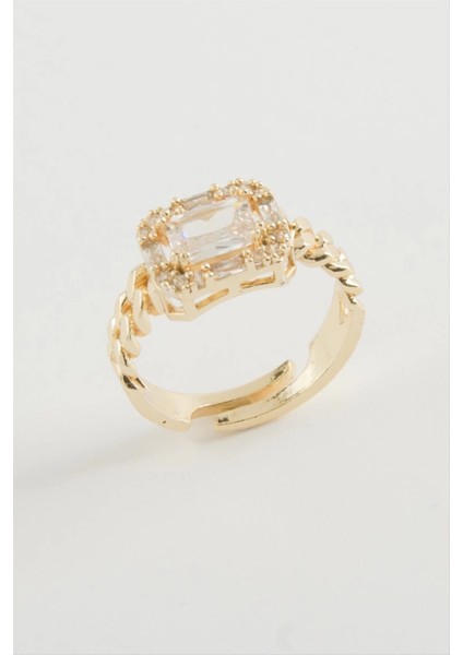 Baget Zirkon Taşlı Yüzük