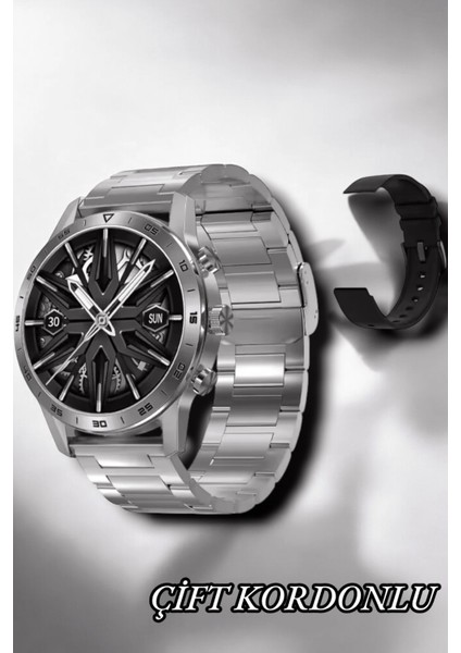 Suya Dayanıklı Dokunmatik Akıllı Saat Bluetooth 5.0, Sesli Asistan ve Sağlık Takibi fırsatları