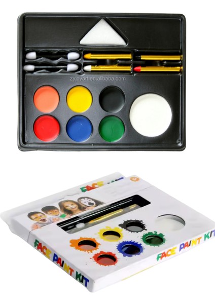 Çocuklar Için Yüz Boyama / Boya Kalemi -14 Parça Kutu Seti ile Canlı Parlak Renkler fiyatları