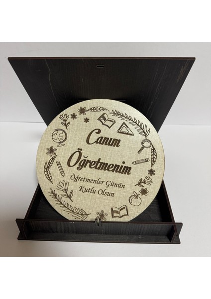 Öğretmenler Gününe Özel Ahşap Kutu
