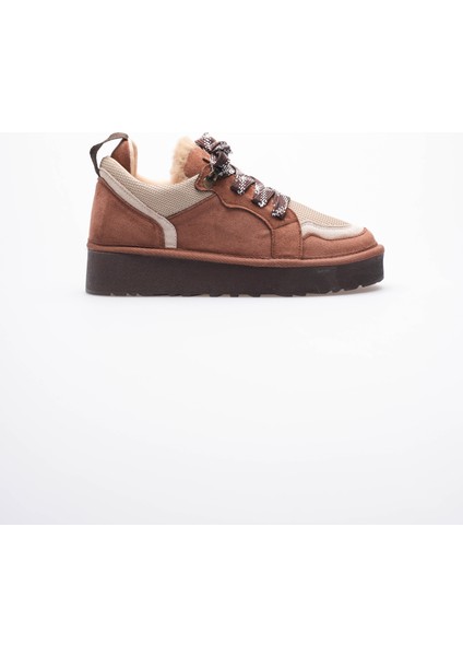 Kadın Süet Bot Bağcıklı Kahve Nordra fiyatları