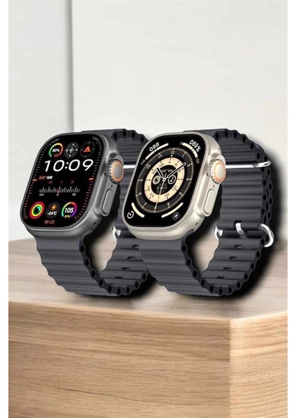 45 mm Gri Kasa Ultra Akıllı Saat Sesli Görüşme, Sağlık Takibi, Suya Dayanıklı fırsatları