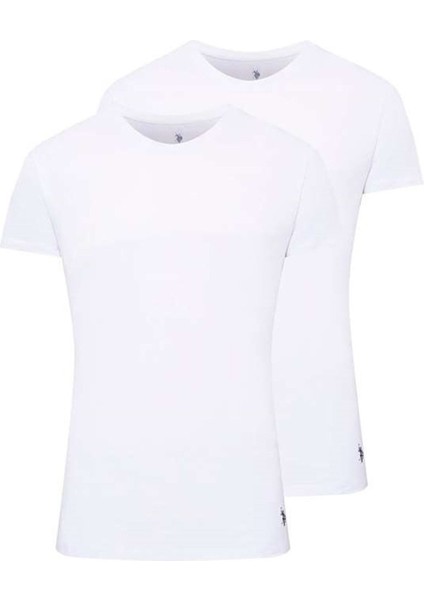 80196 Erkek Siyah 2'li Yuvarlak Yaka Kısa Kol Atlet