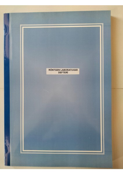 Röntgen Laboratuvar Defteri 200 Sayfa
