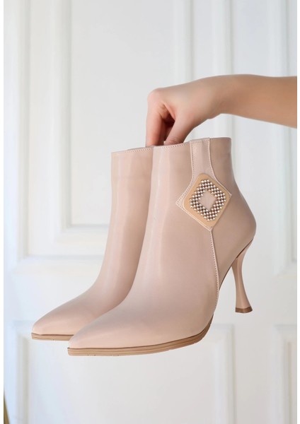 Moose Nude Cilt Topuklu Bot fiyatları