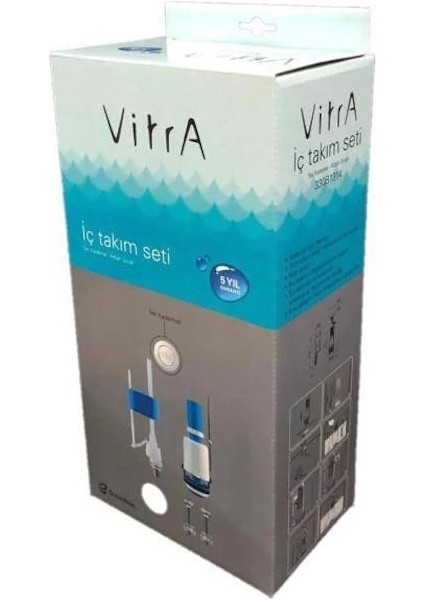 Zentrum Kanalsız Duvara Sıfır Klozet, Rezervuar, Iç Takım ve Yavaş Kapanan Kapak 7783L003-0092 modelleri