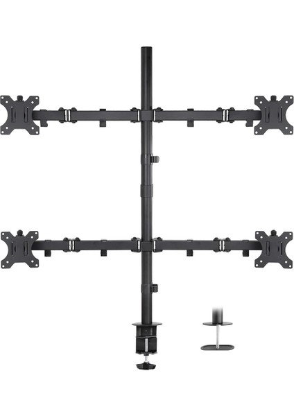 13-27'' Dörtlü (Quad) Mekanik Lcd-Led Gaming Monitör Tutucu Masa Stand Askı Aparatı modelleri