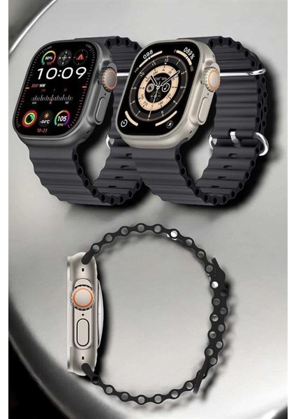 Yeni Nesil Ultra Akıllı Saat Titreşimli, Uyku & Sağlık Takibi, Çift Kordon