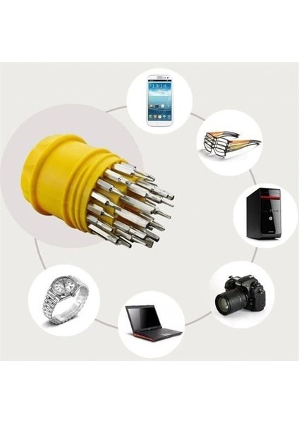 Orta 31 Parça Hassas Tornavida Bits Uç Seti Yumurta Tornavida ( Lisinya ) fırsatları