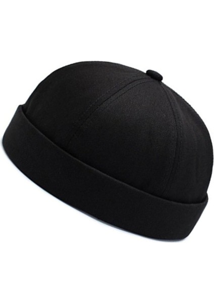 Astarlı %100 Pamuk Cap Ayarlanabilir Docker Şapka Yazlık Takke Şapka Retro Şapka Takke Şapka