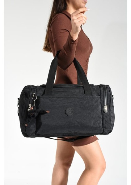 Lüks Figürlü Gösterişli Bol Bölmeli Seyahat Çanta