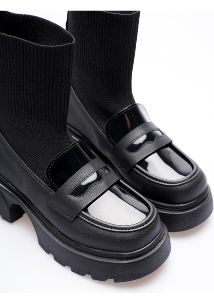 Kadın Çorap Bot Triko Siyah Boska fiyatları