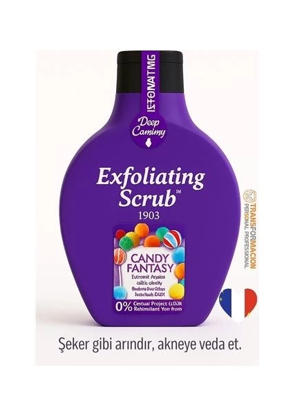 Bfs Candy Fantasy Peeling Jel – 1903 Serisi, Renkli & Eğlenceli Scrub 500 ml