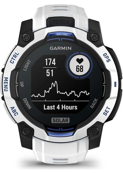 Instinct 3 – 45 mm Solar - Beyaz Mavi fiyatları