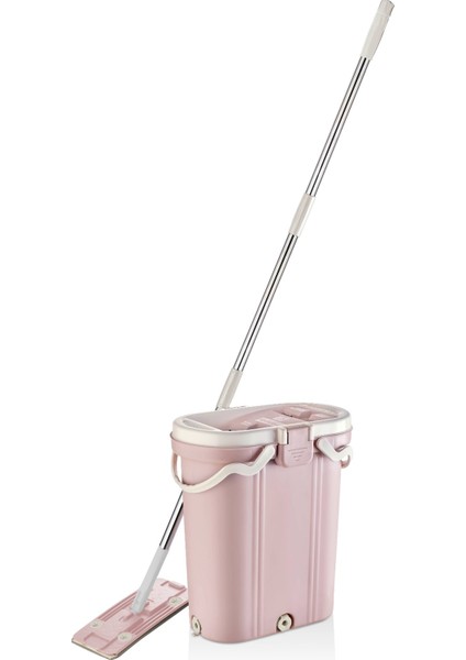 Vip Ahmet 3 Bölmeli Mop Temizlik Kova Seti – Kirli, Temiz ve Sıkma Su Hazneli Akıllı Temizlik Kovası