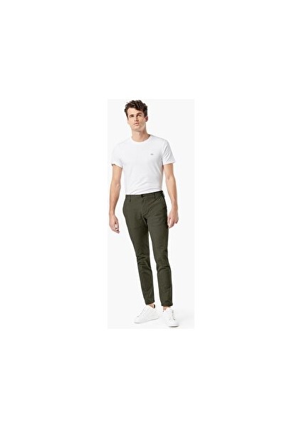 Smart 360 Flex Koyu Yeşil Ultimate Skinny Fit Chino Pantolon