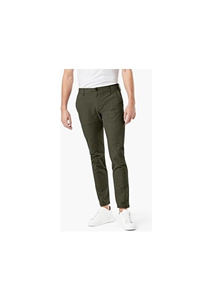 Smart 360 Flex Koyu Yeşil Ultimate Skinny Fit Chino Pantolon