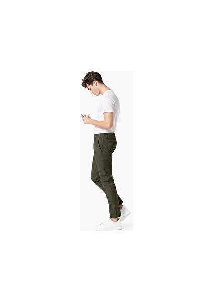 Smart 360 Flex Koyu Yeşil Ultimate Skinny Fit Chino Pantolon