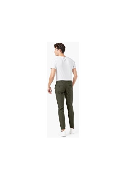 Smart 360 Flex Koyu Yeşil Ultimate Skinny Fit Chino Pantolon