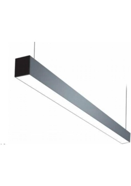 Lineer Aydınlatma Armatür Sıva Üstü Siyah - Gün Işıgı 3000-3200K - 100 cm (Askı Aparatı Dahildir) modelleri