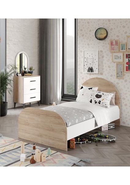 Ildır Çocuk Odası Takımı 3 Parça Tamamı Mdf Flora Beyaz modelleri