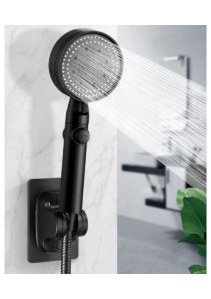 Yapışkanlı Duş Başlığı Tutucu Ayarlı Siyah fiyatları