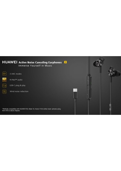 Active Noise Canceling Hi-Res Mikrofonlu Kulaklık Type-C - CM-Q3
