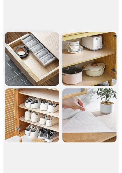 Şeffaf Raflık Kaymaz Dolap Içi Çekmece Raf Örtüsü Kaydırmaz 45 cm x 3 Metre Koruyucu Ev Ür� fiyatları