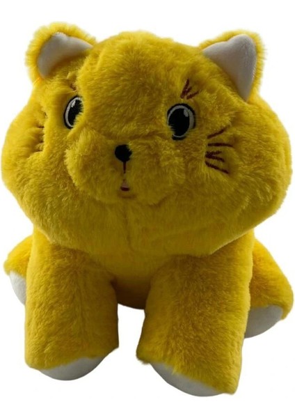 0754 30 cm Sarı Sevimli Kedi