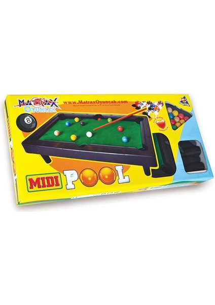 040 Midi Pool Bilardo Oyunu (Orta Boy)