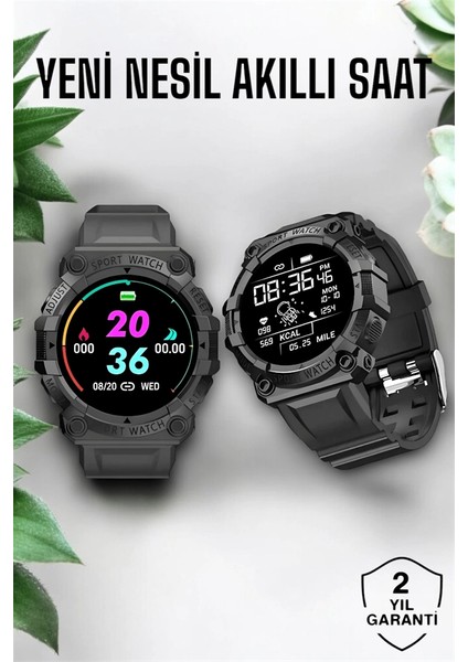 Bluetooth 5.0 Destekli Çok Fonksiyonlu Yeni Nesil Akıllı Saat fiyatları