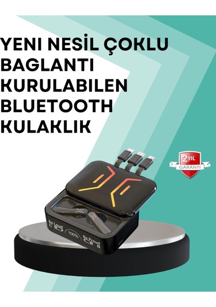 Type-C Girişli Bluetooth Kulaklık – Uzun Bekleme Süresi