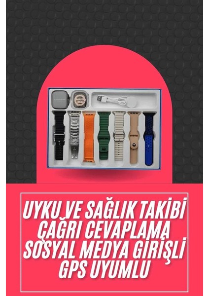 Akıllı Saat Unisex Akıllı Saat Çoklu Kordon Seçeneği Çelik Kordon Plastik Kordon