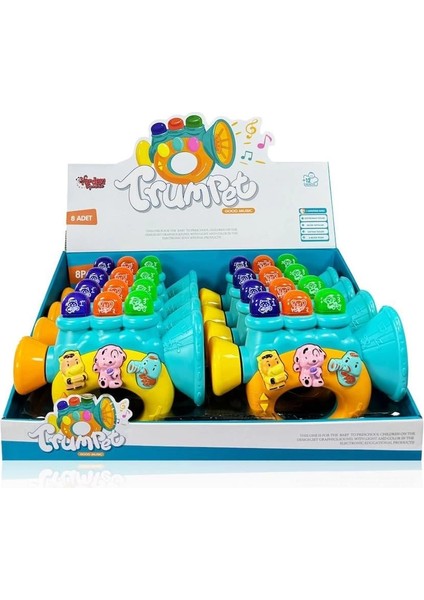 JLG-855-38A Işıklı ve Müzikli Trompet Bebek - 1 Adet Stokta Olan Gönderilir fiyatları