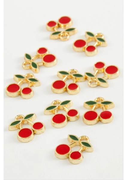 Kiraz Tek Kulplu Mineli Bileklik ve Kolye Ucu Aparatı 1 Adet