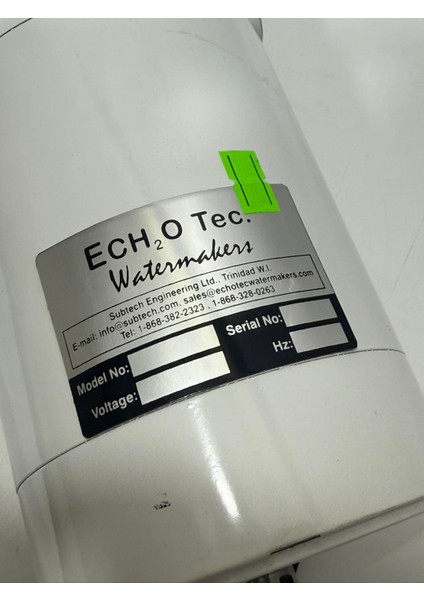 Echotec. Watermakers Deniz Suyu Arıtma Sistemi Motoru 24V 570 Rpm fırsatları